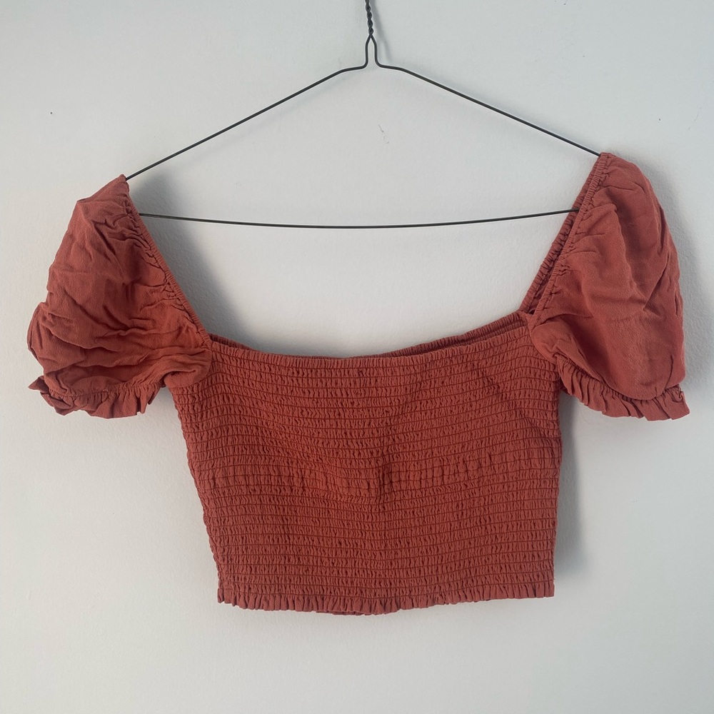 ARITZIA Wilfred Smocked Blouse - Picture 3 of 5
